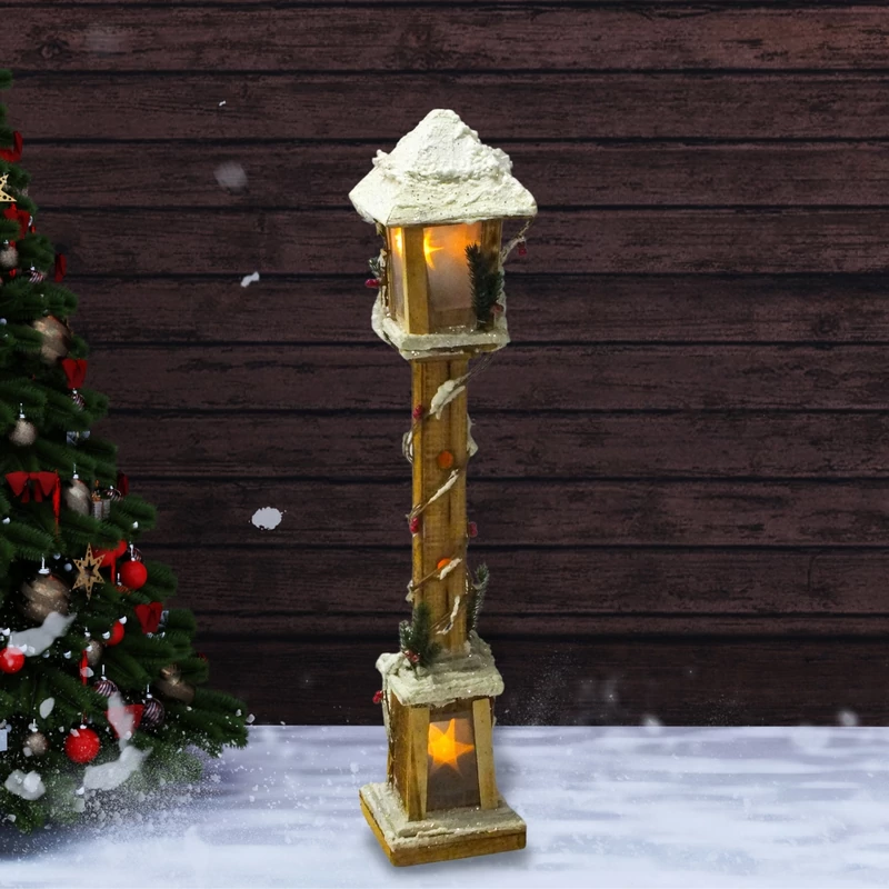 Világítós kandeláber barna 84cm 8/#