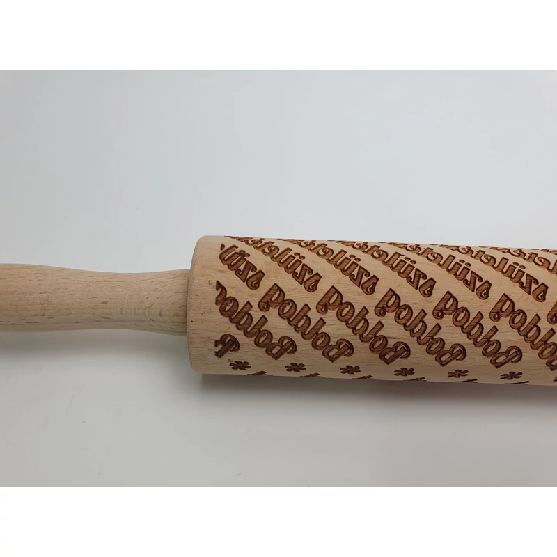 Kekszmintázó sodrófa - Boldog Születésnapot 39cm