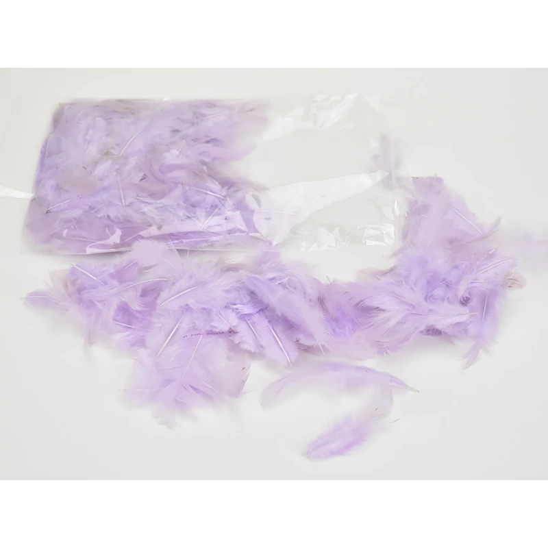 Madártoll halványlila 7-8cm 10g/csomag