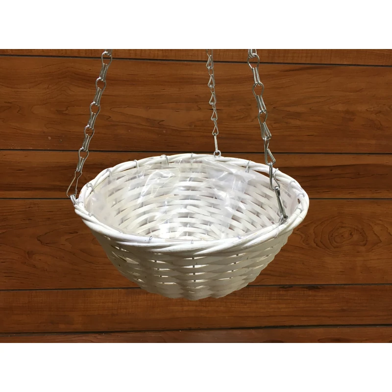 Függő kosár fehér 27cm 60/#