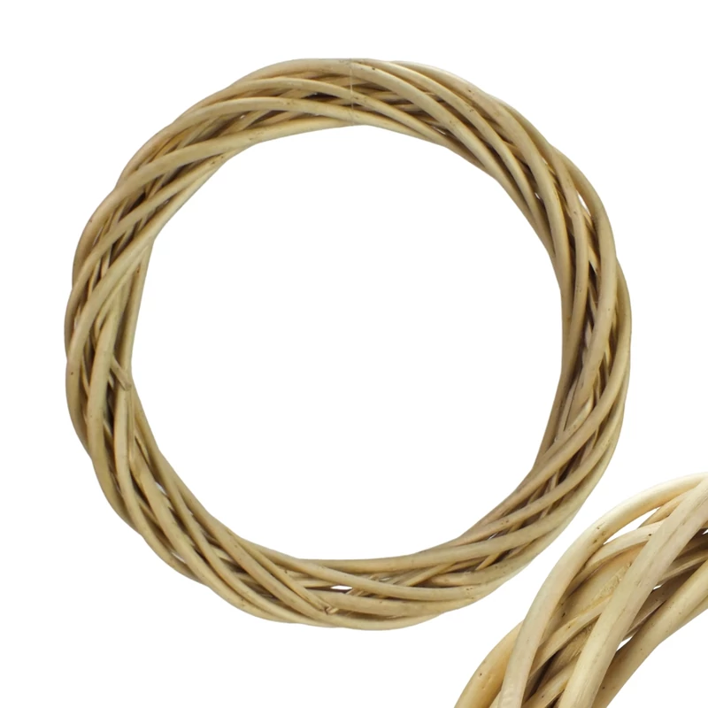 Vessző koszorú natúr 25cm