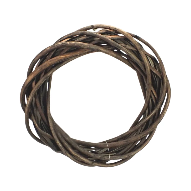 Vessző koszorú barna 20cm 60/#