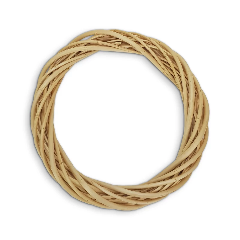 Vessző koszorú 25cm - natúr