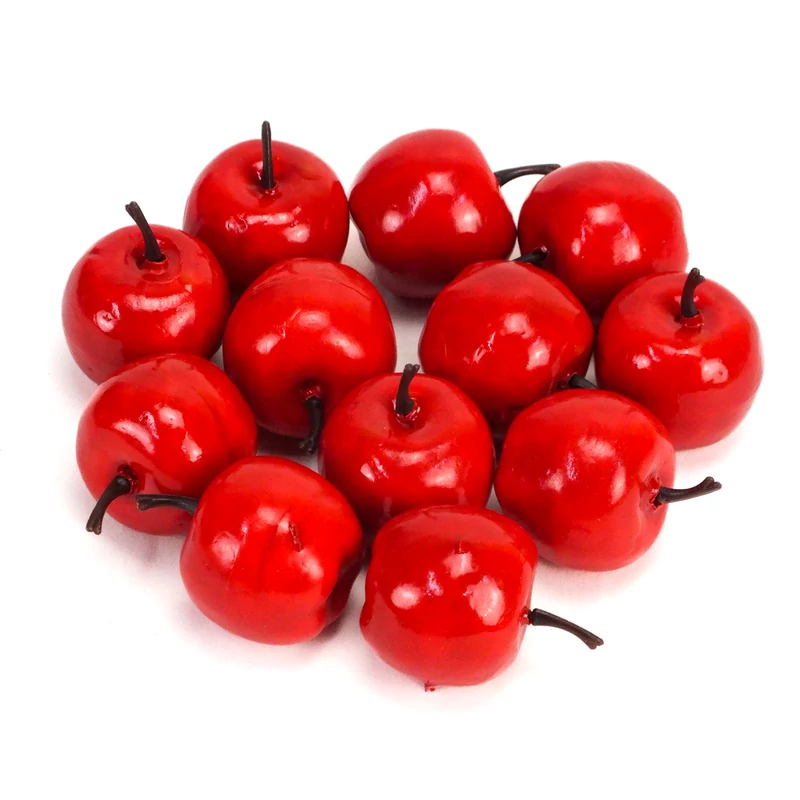 Dekor alma piros 12db/csomag