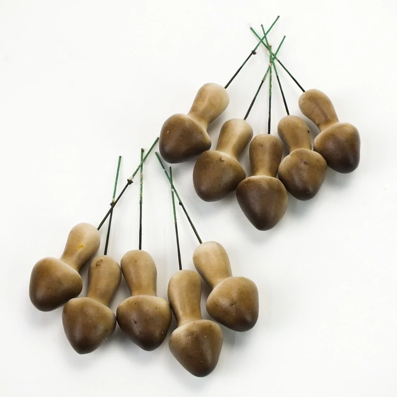 Erdei gomba - több színben 5,3x2,5cm 5db/csomag