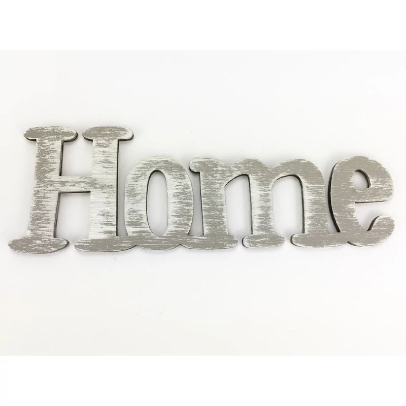 Fa "Home" felirat szürke