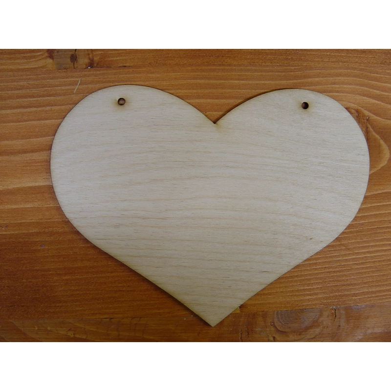 Natúr fa - Szív pufi  18cm