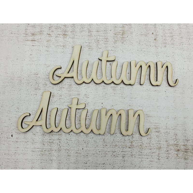 "Autumn" felirat 2db/csomag