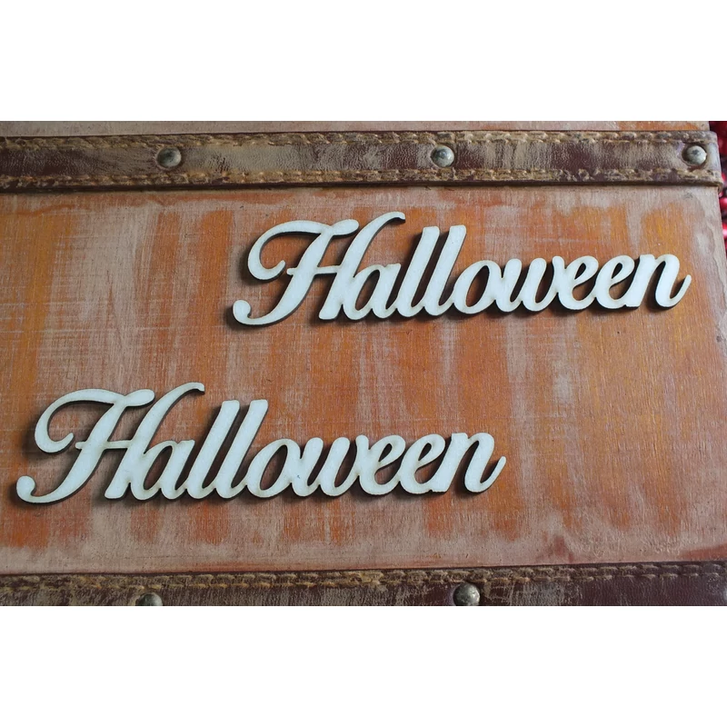 "Halloween" felirat írott 2db/csomag