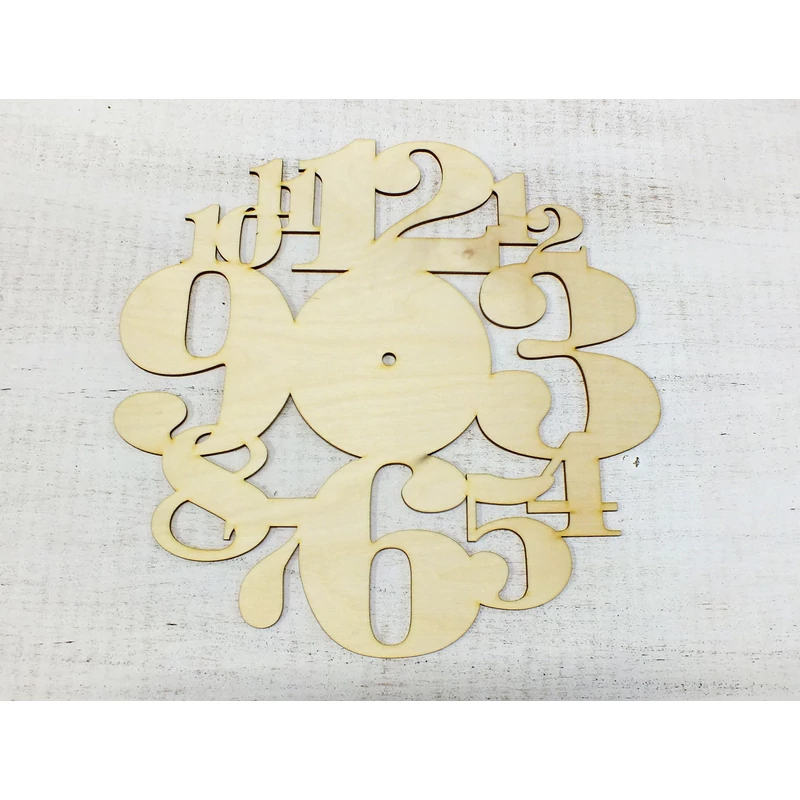 Natúr fa - Óraszámos óralap 33cm