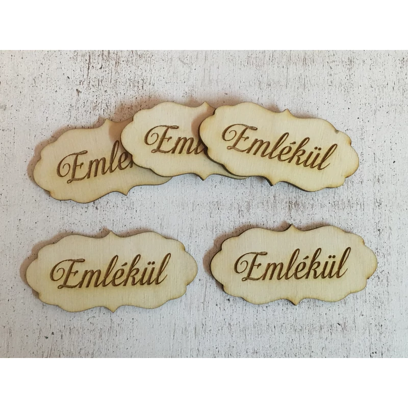 Fa Emlékül tábla 5db/csomag