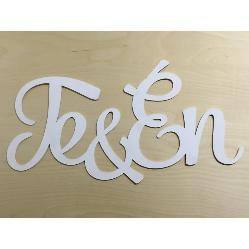 Fa "Te&Én" felirat 74cm fehér