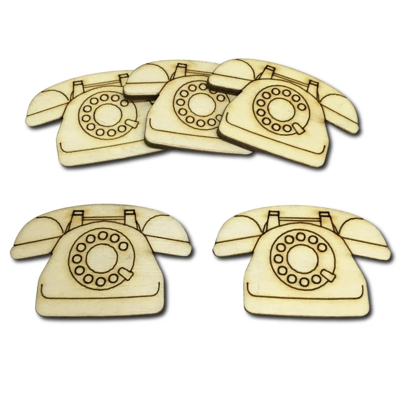 Natúr fa telefon 4cm 5db/csomag - KIFUTÓ