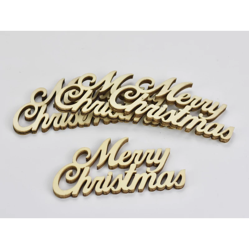 Merry Christmas felirat 10cm 4db/cs 300/#