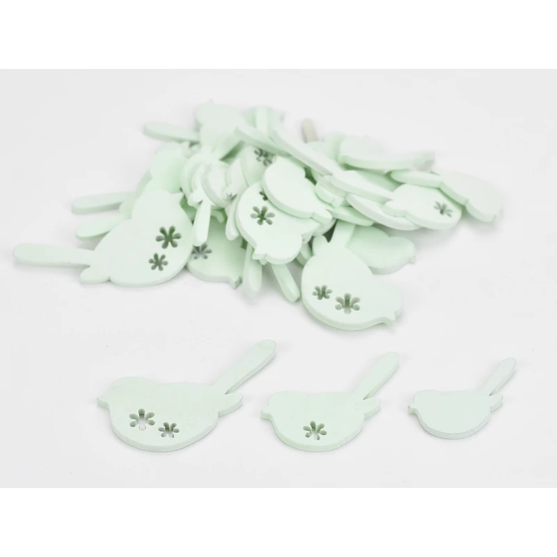 Fa virágmintás madár menta 30db/csomag