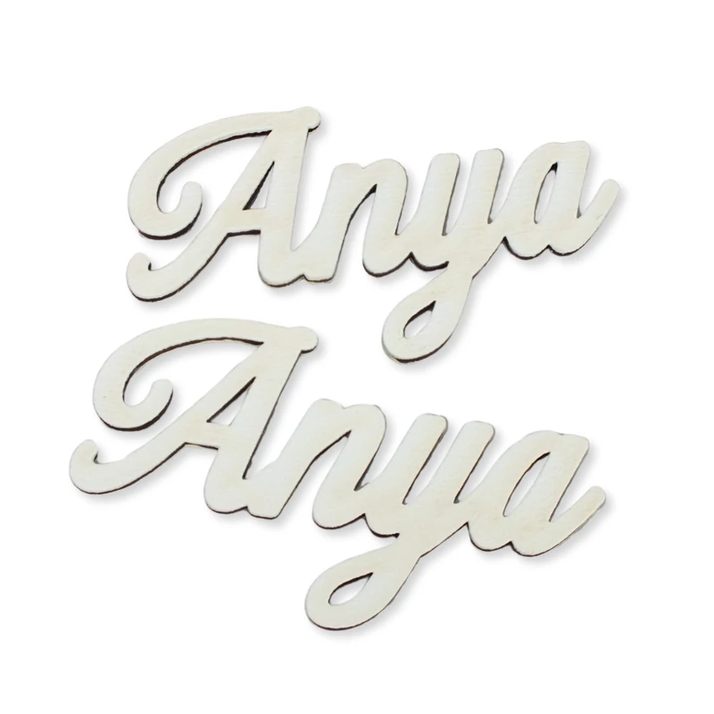 Natúr fa - Anya felirat 10cm 5db/csomag