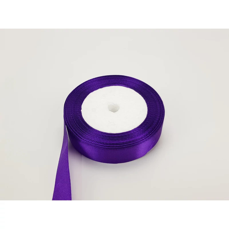 Sötétlila szatén szalag 2cm x 22méter