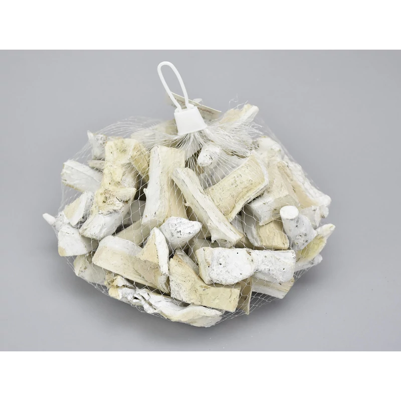  Fehérített dekorációs fadarabok 0,5kg/csomag 