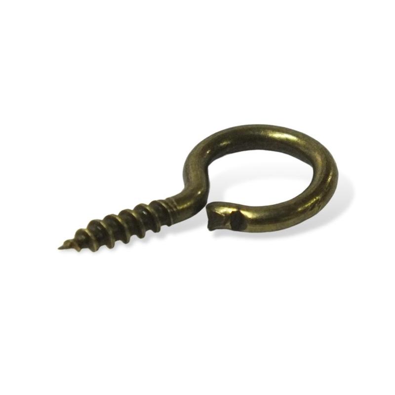 Csavaros akasztó bronz 10x20mm