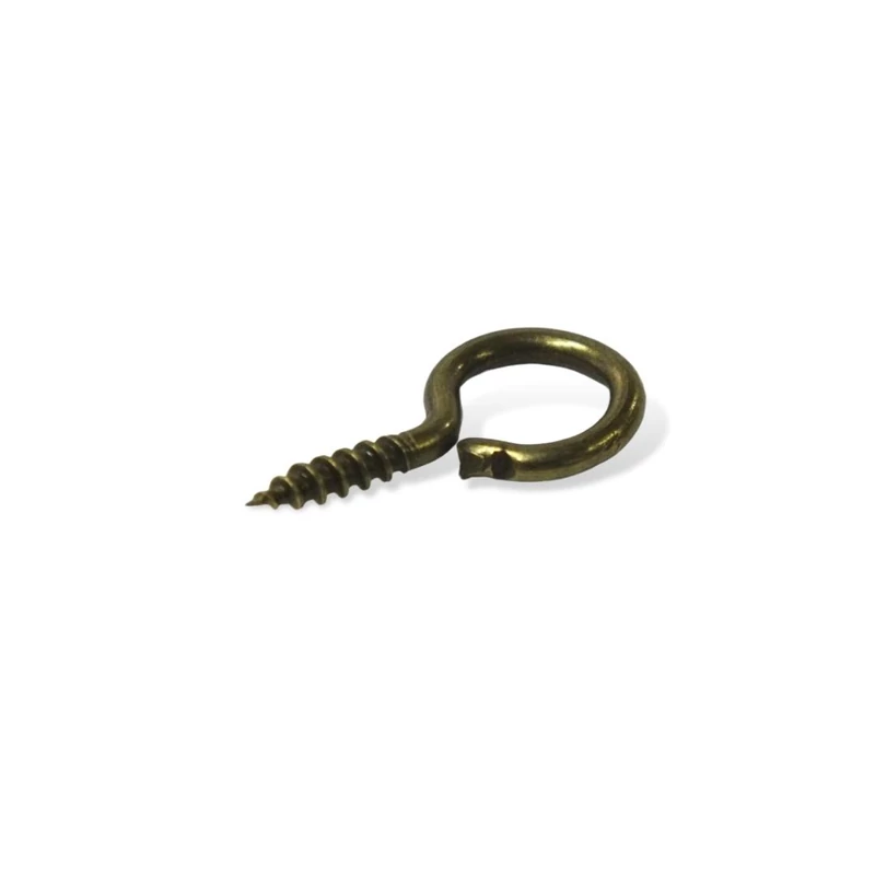 Csavaros akasztó bronz 4x8mm