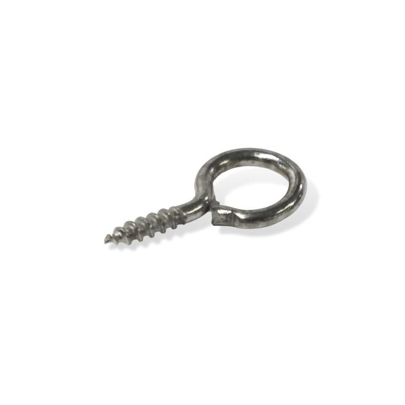 Csavaros akasztó ezüst 4x8mm