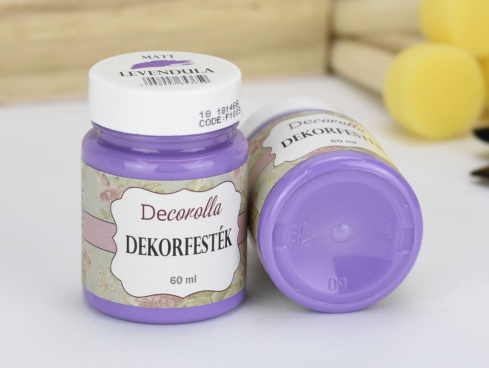 Decorolla matt dekorfesték 60ml levendula