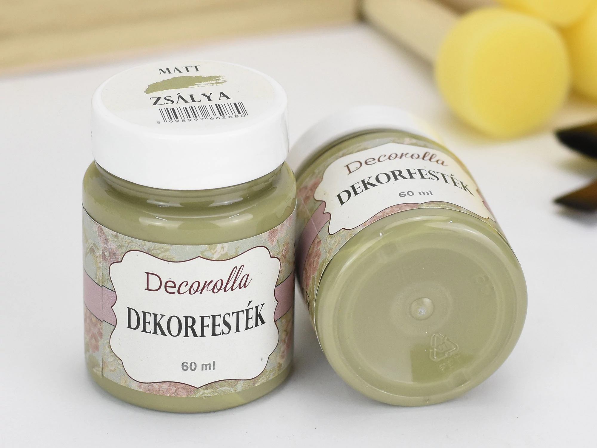 Decorolla matt dekorfesték 60ml  zsálya