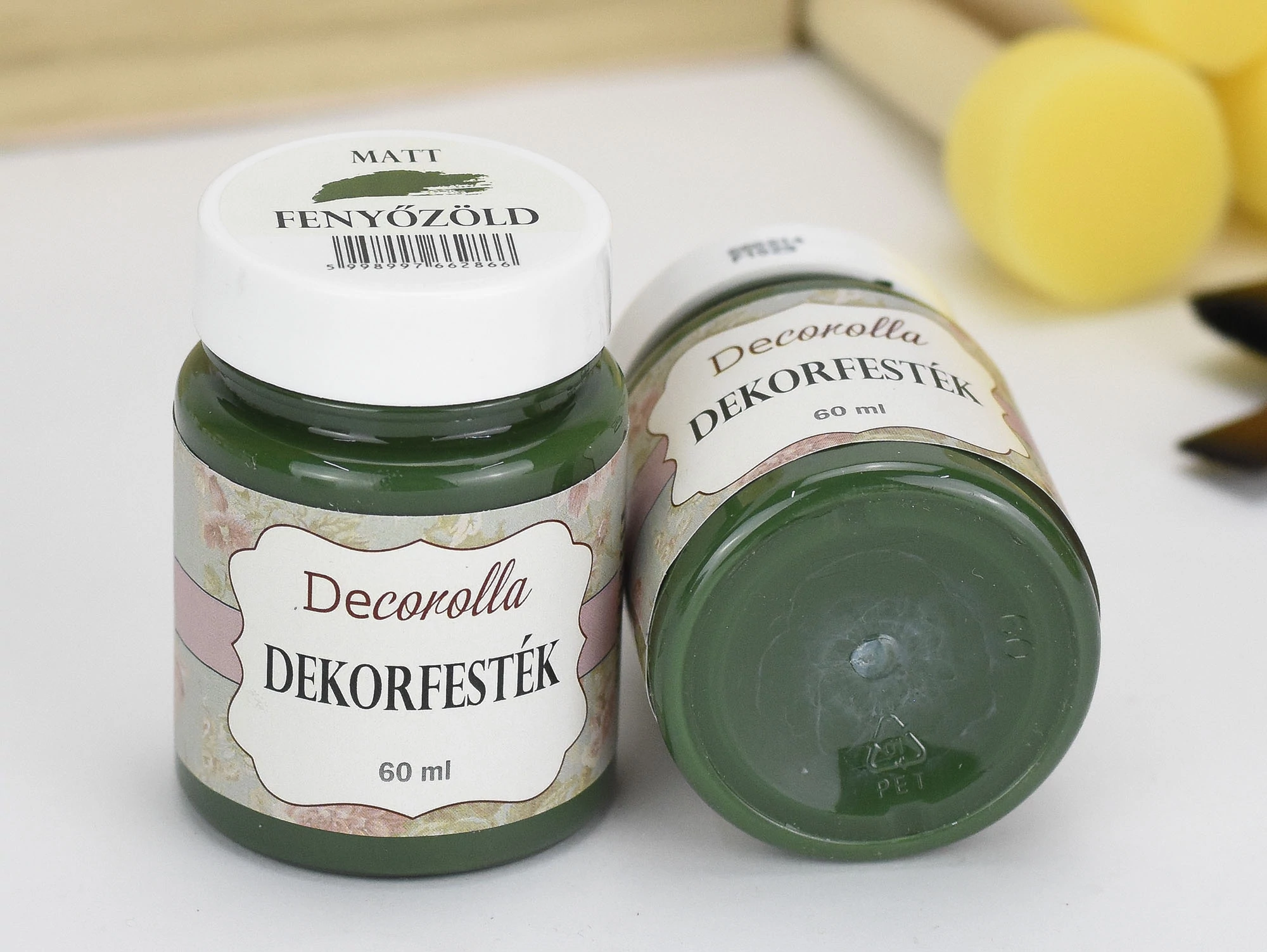 Decorolla matt dekorfesték 60ml fenyőzöld