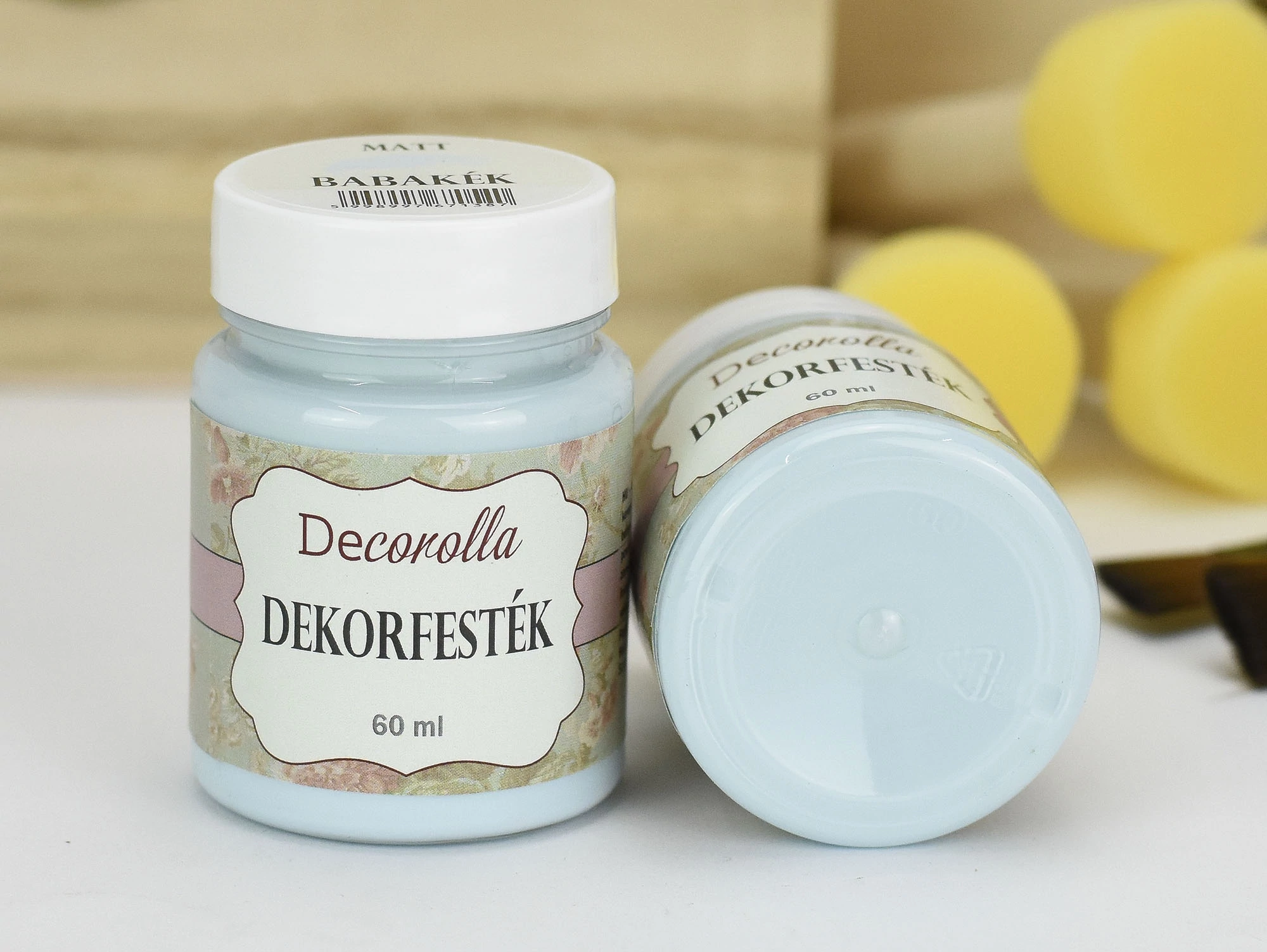 Decorolla matt dekorfesték 60ml  babakék
