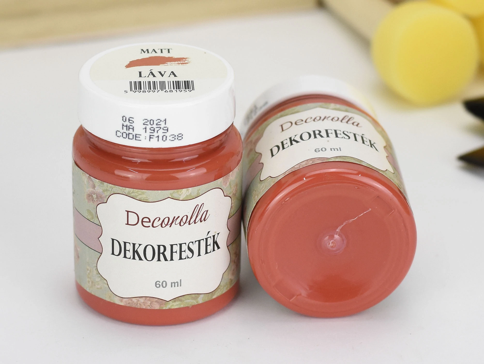 Decorolla matt dekorfesték 60ml láva