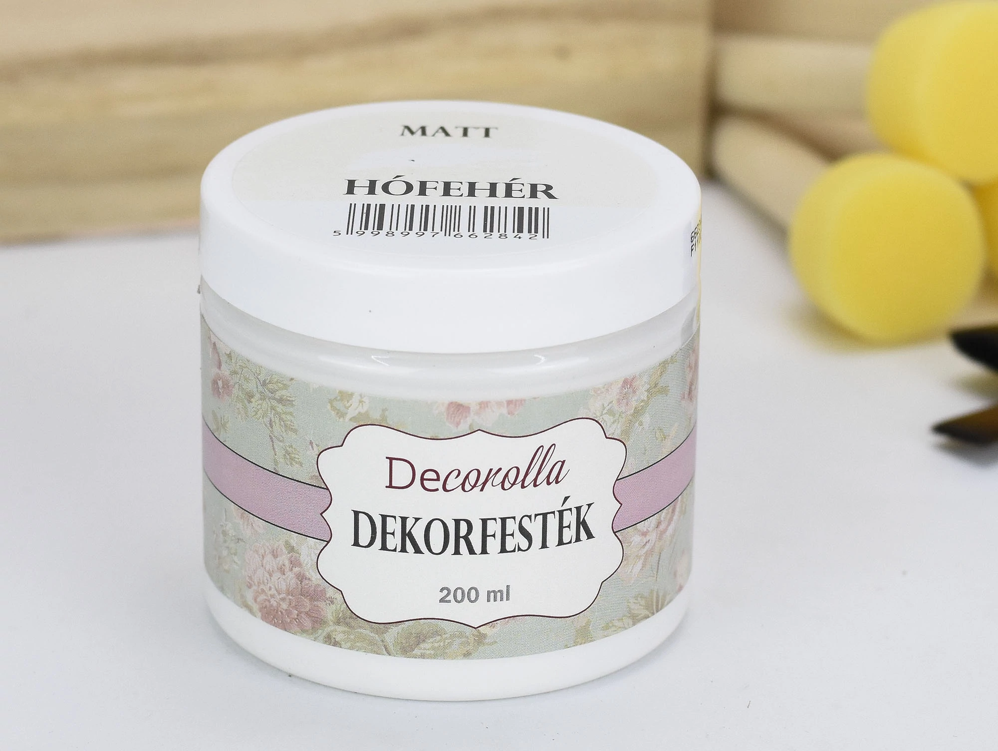 Decorolla matt dekorfesték 200ml hófehér