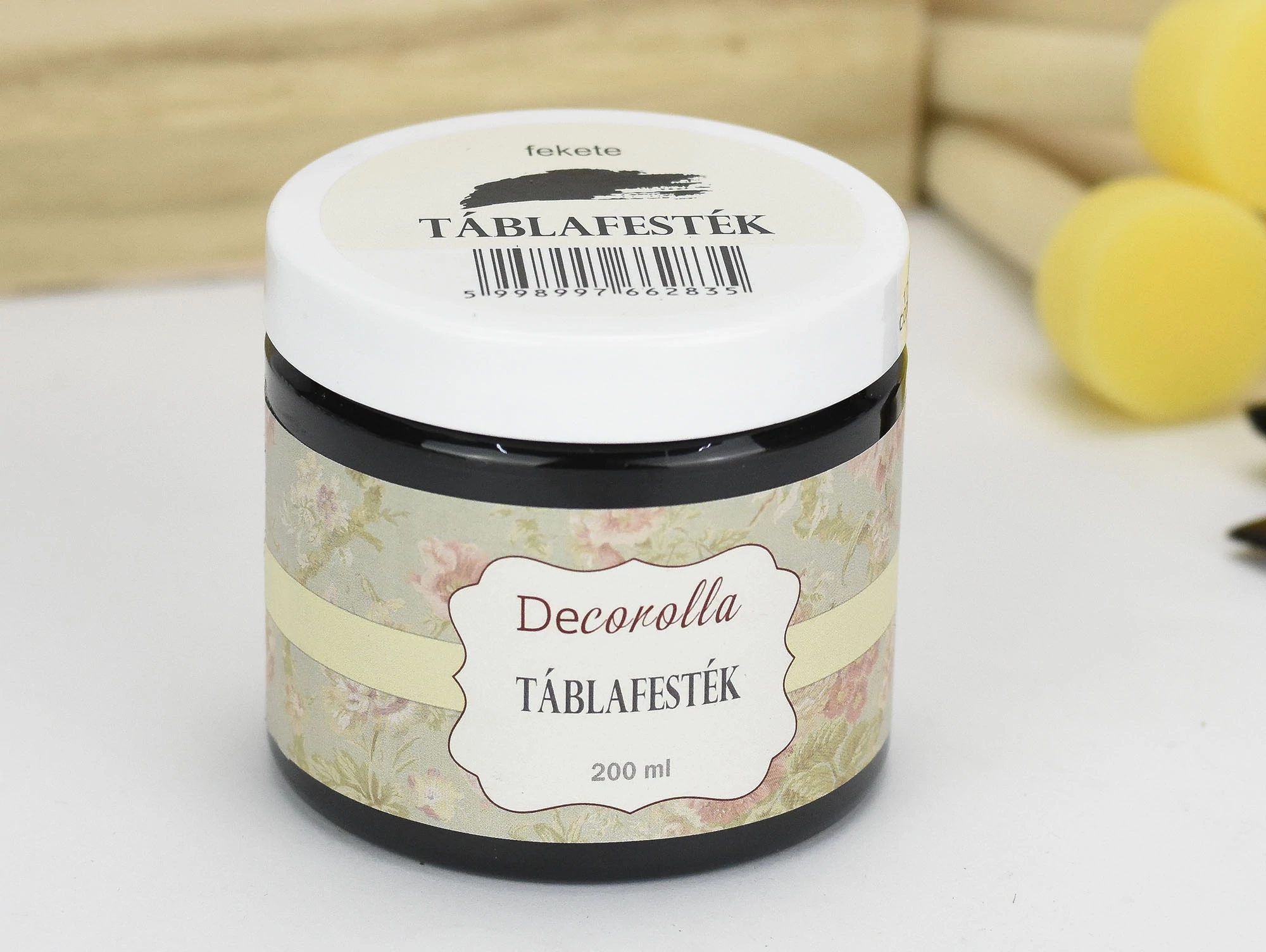 Decorolla táblafesték 200ml fekete