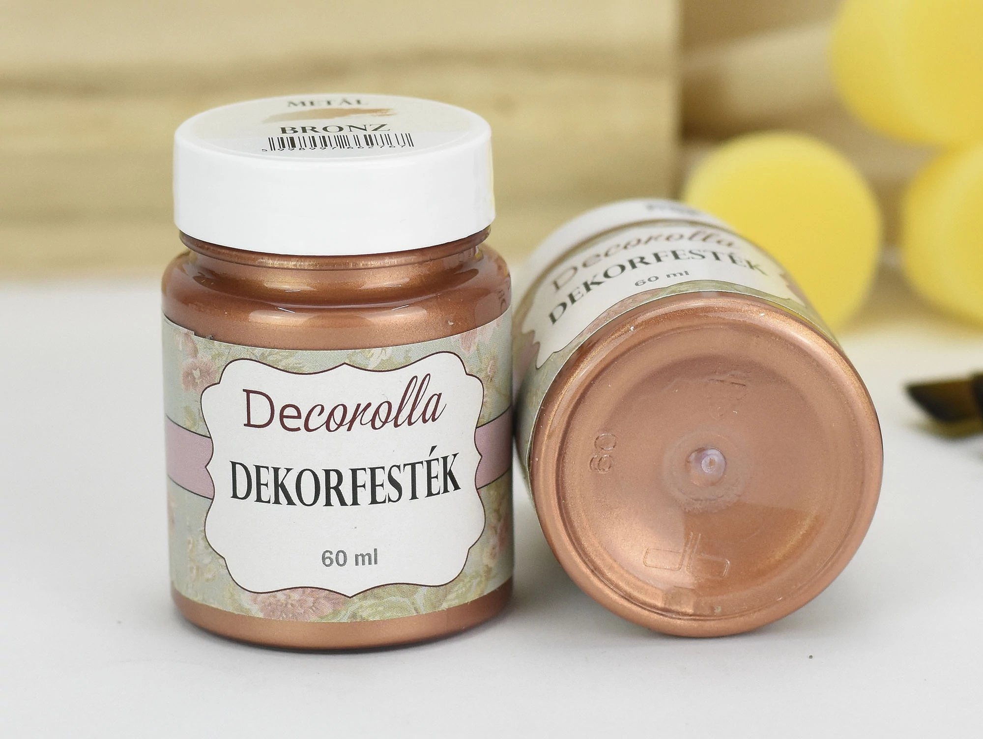 Decorolla metál dekorfesték 60ml bronz