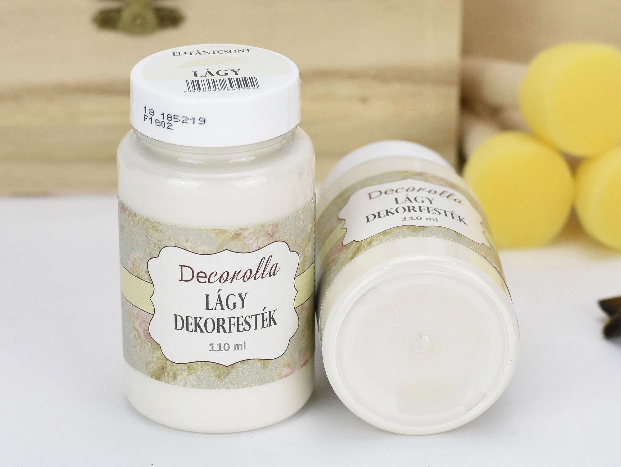 Decorolla lágy dekorfesték 110ml elefántcsont