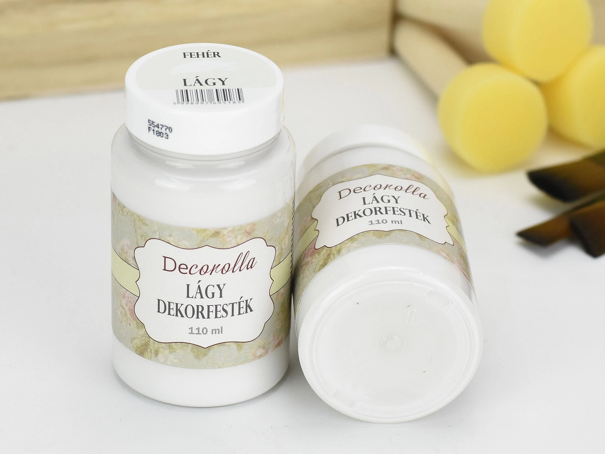 Decorolla lágy dekorfesték 110ml fehér