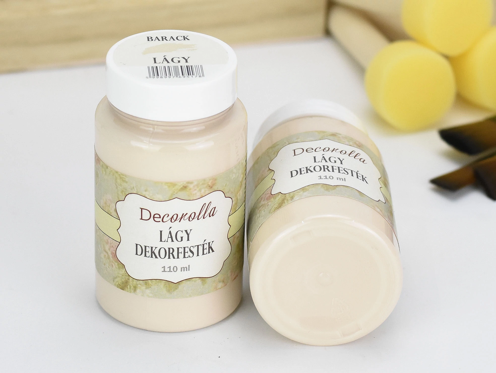 Decorolla lágy dekorfesték 110ml barack