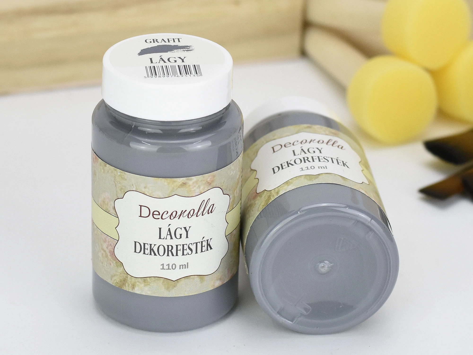 Decorolla lágy dekorfesték 110ml grafit