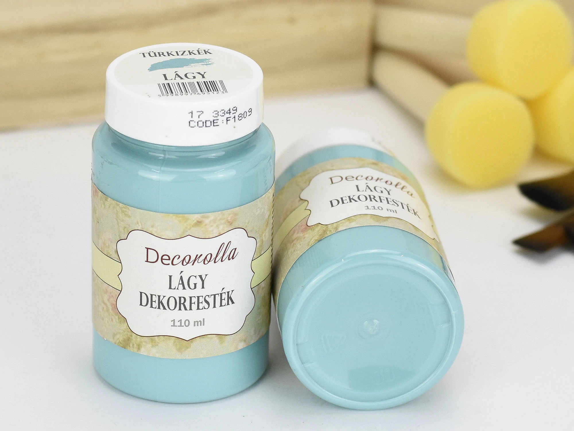 Decorolla lágy dekorfesték 110ml türkizkék