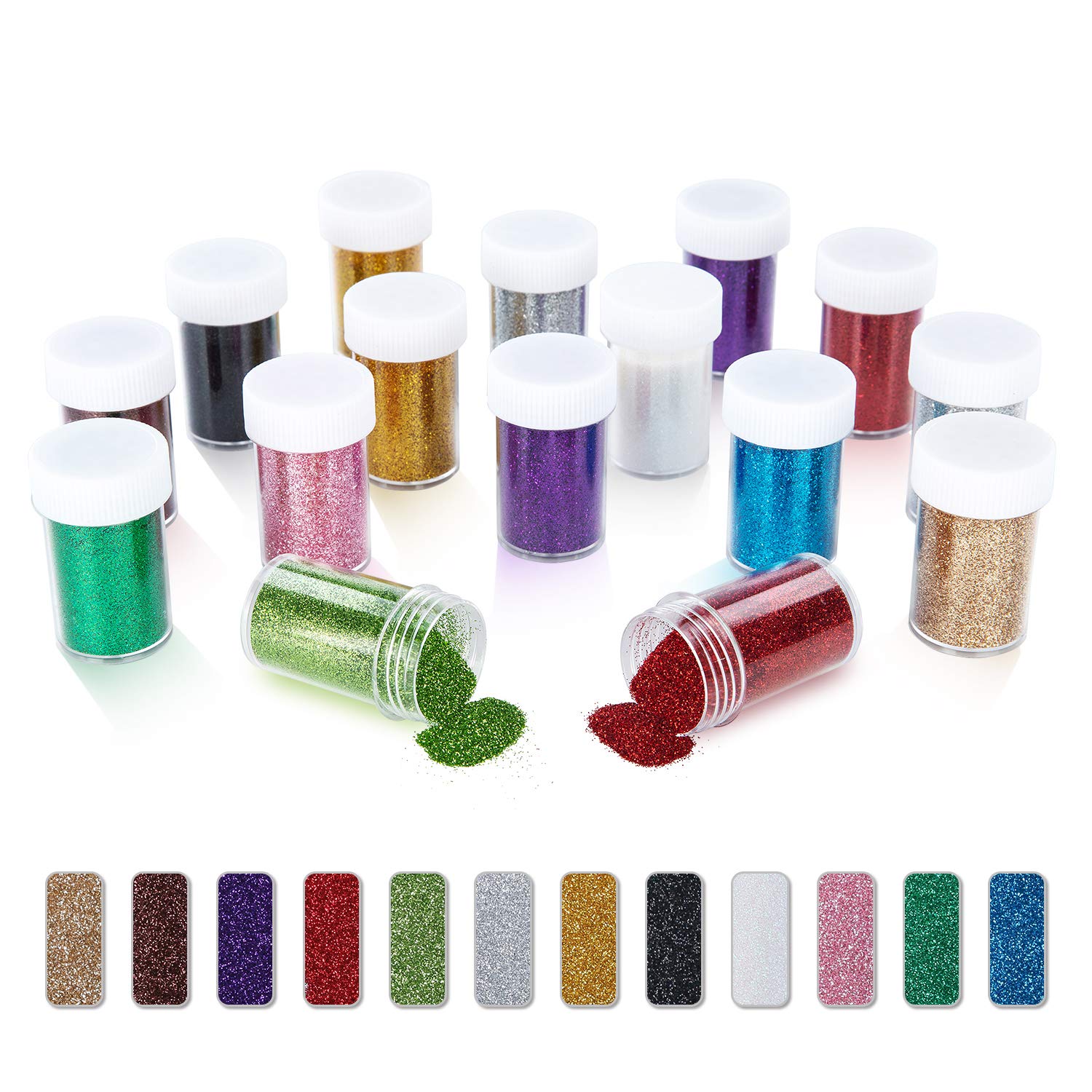 Csillámpor 15g x 12db - OKOS ÁR! - TÖBBFÉLE SZÍNBEN