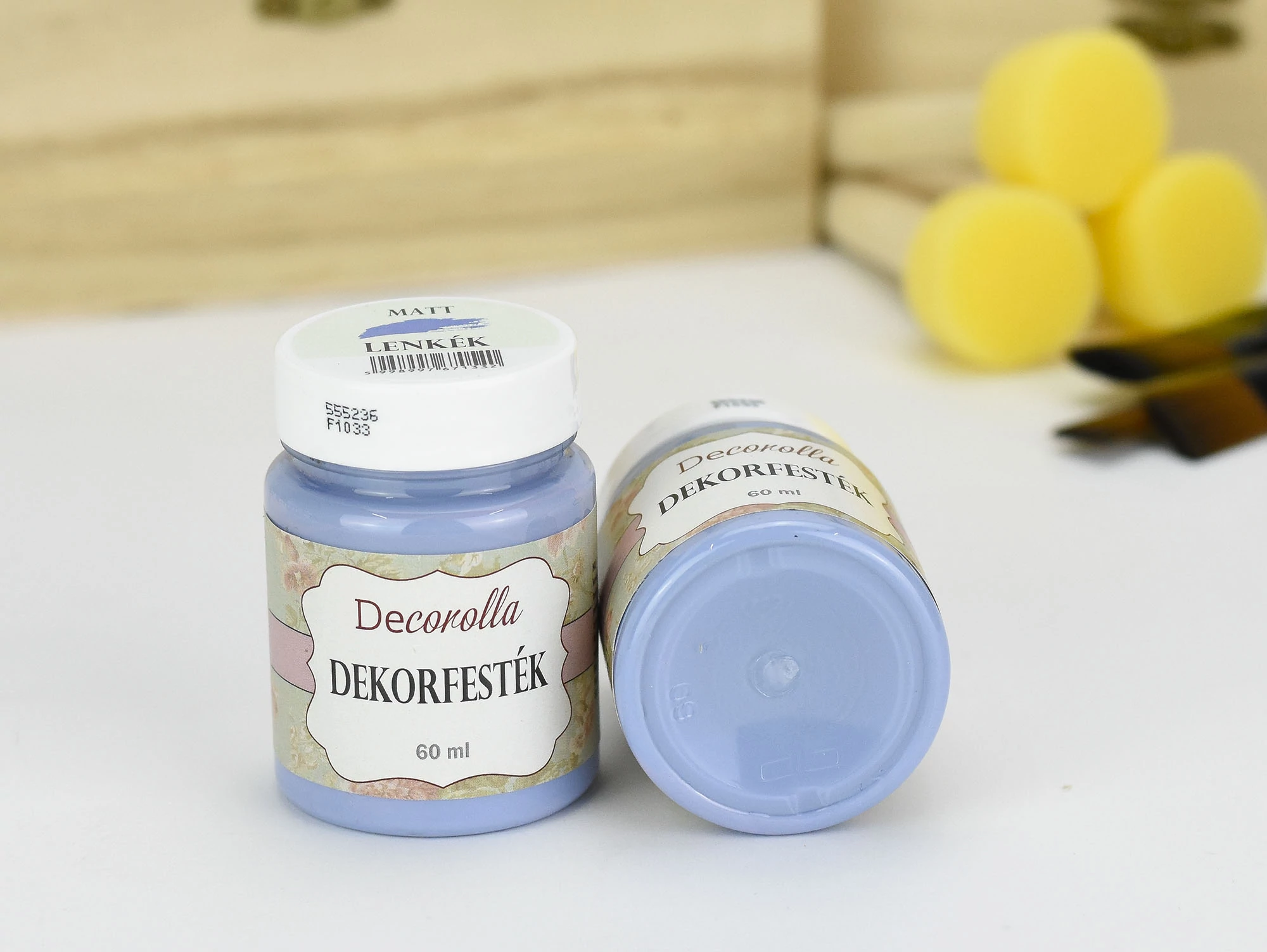 Decorolla matt dekorfesték 60ml  lenkék