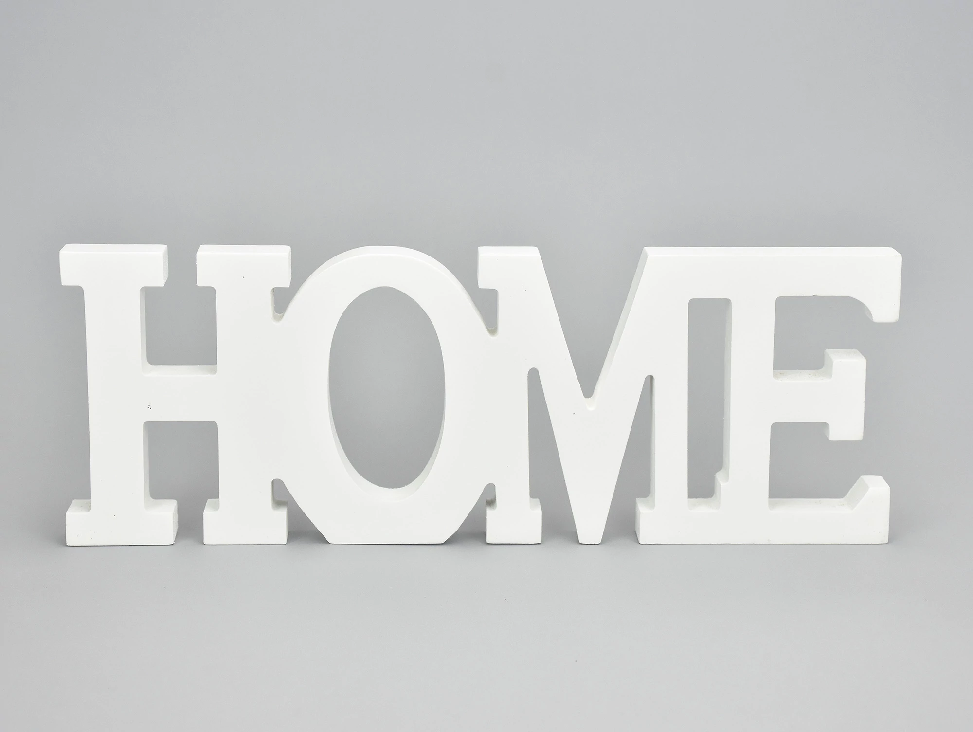 Home felirat FEHÉR 32x11,5cm