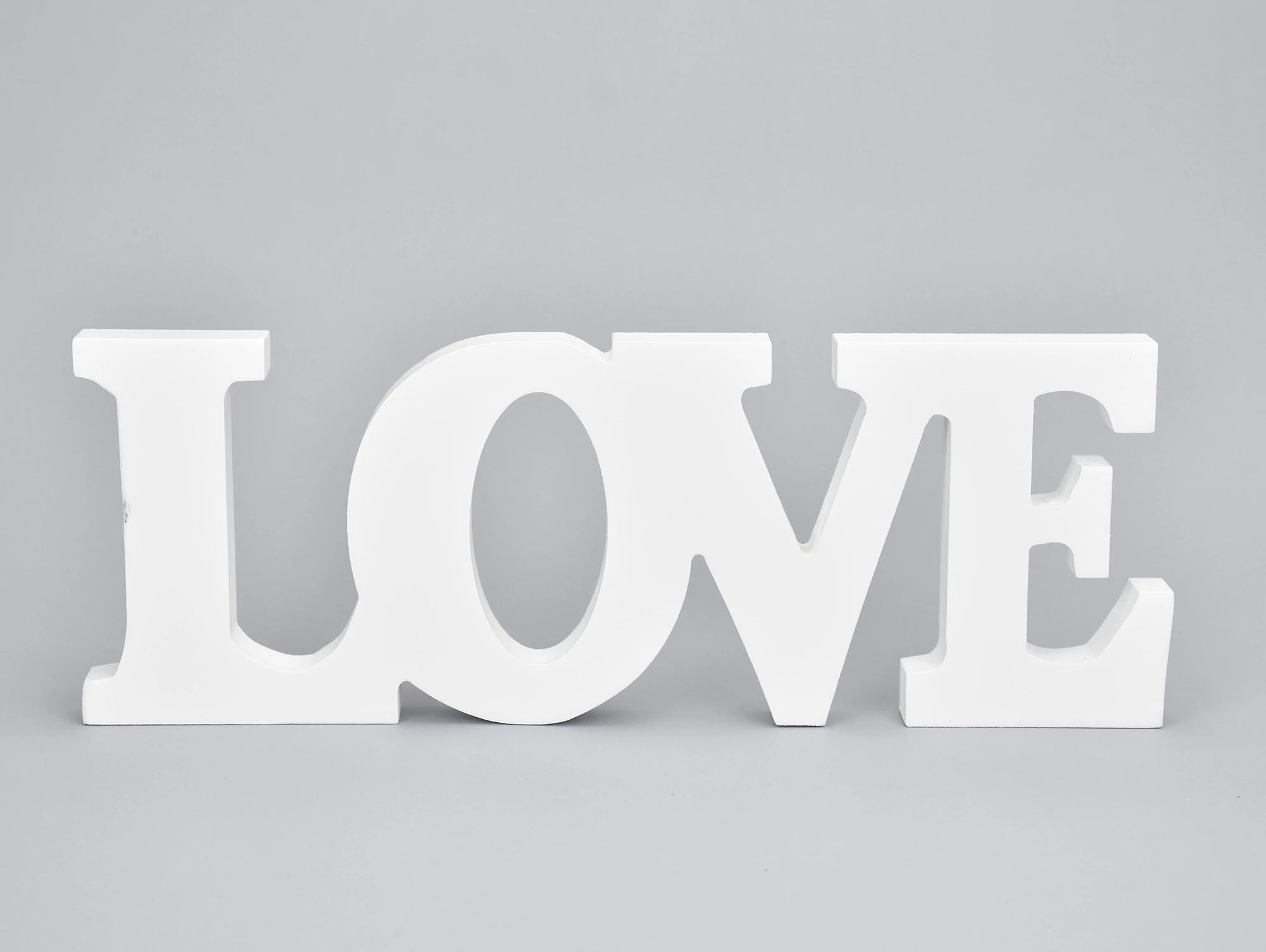 Love felirat FEHÉR 32x11,5cm