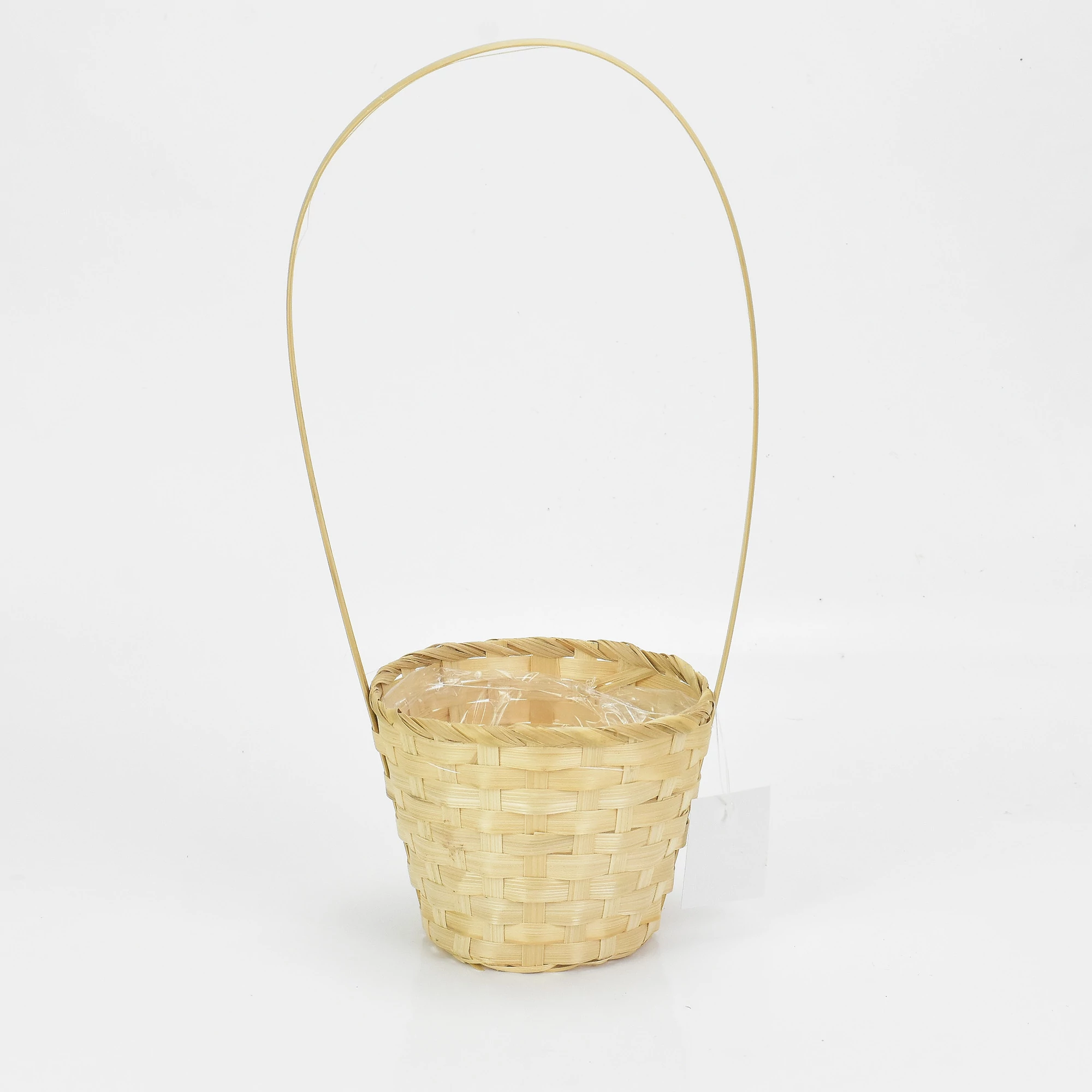 Bambusz füles kaspó natúr 14cm