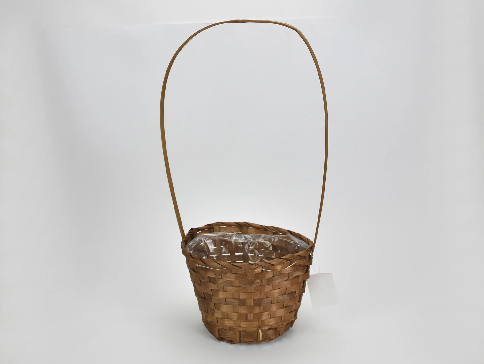 Bambusz füles kaspó barna 19cm  120/#