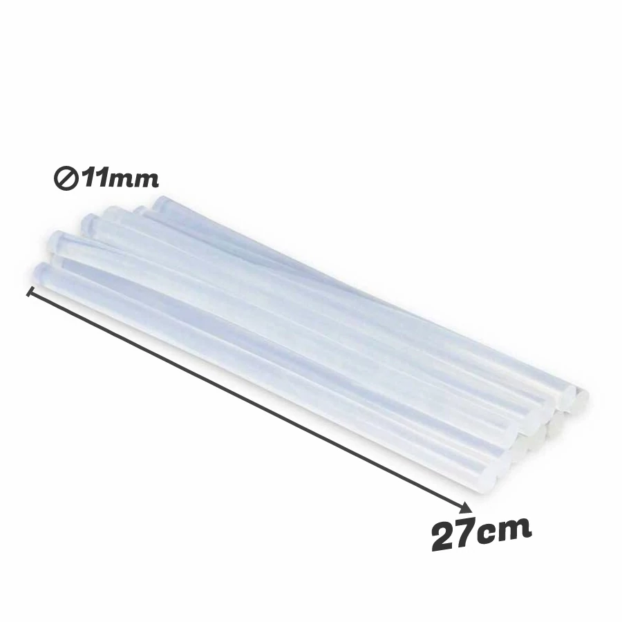 Ragasztópisztoly rúd 11mm x 27cm kb. 40db/csomag - OKOS ÁR!