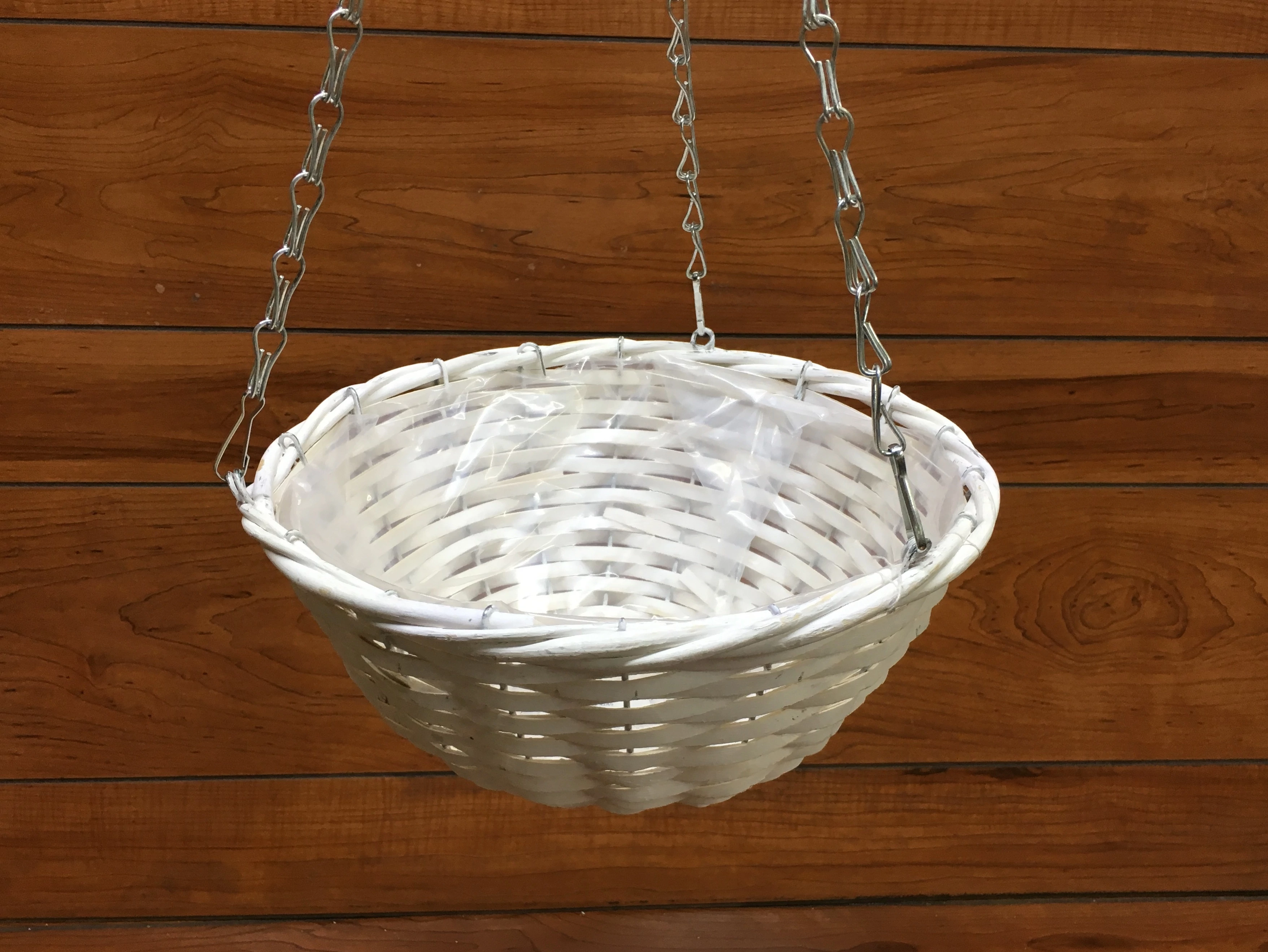 Függő kosár fehér 27cm 60/#