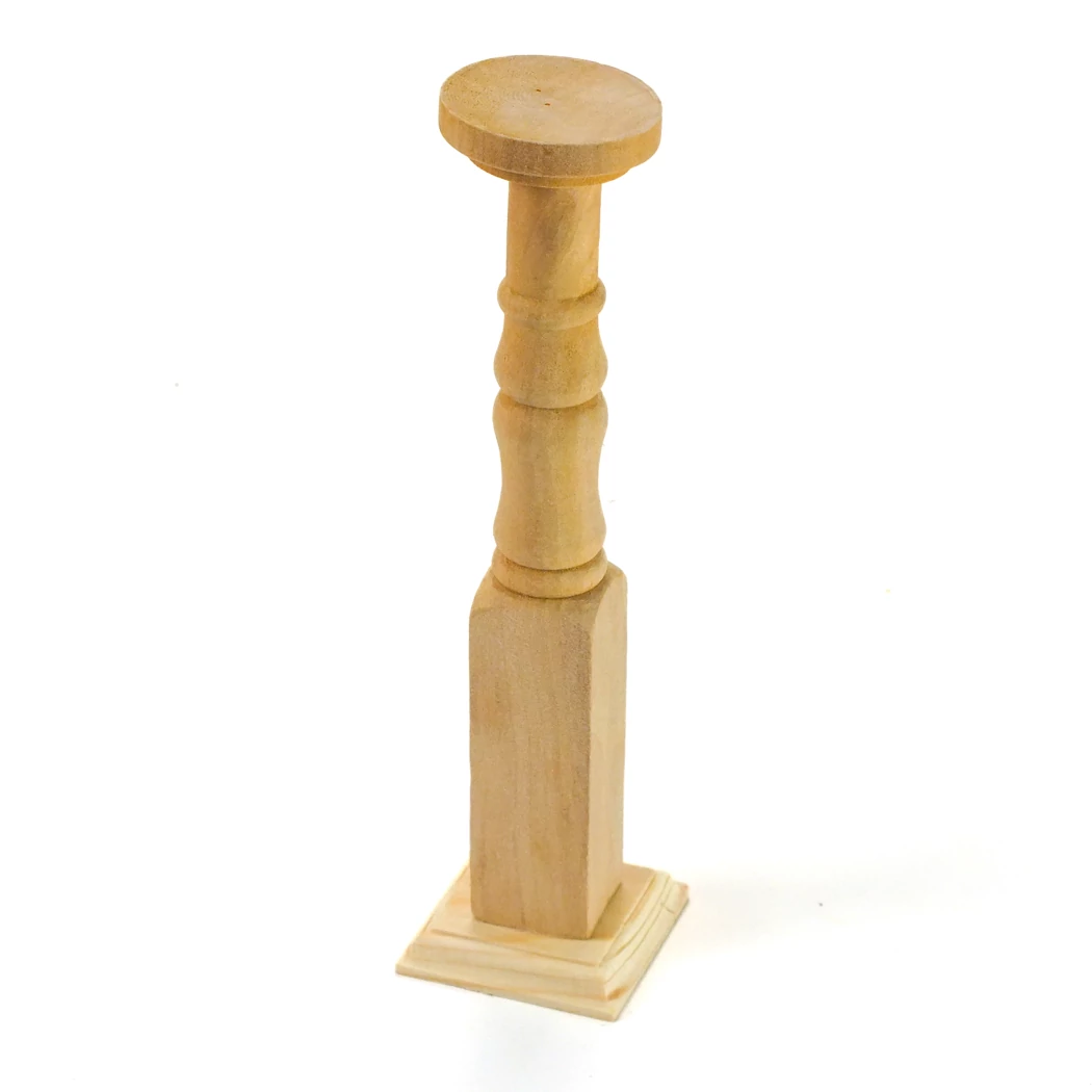 Natúr fa gyertyatartó kicsi 20cm 80/#