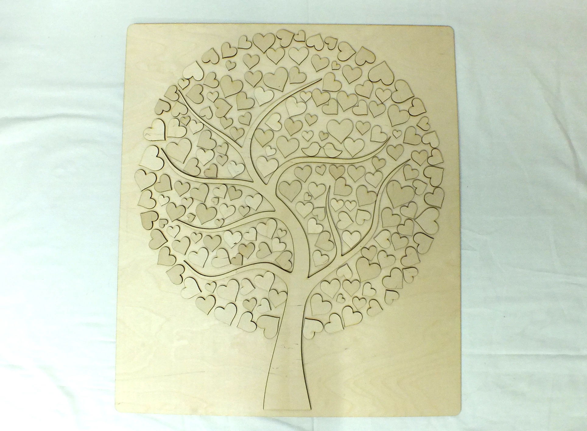 Natúr fa - Szerelemfa + sablon 65x74,5cm