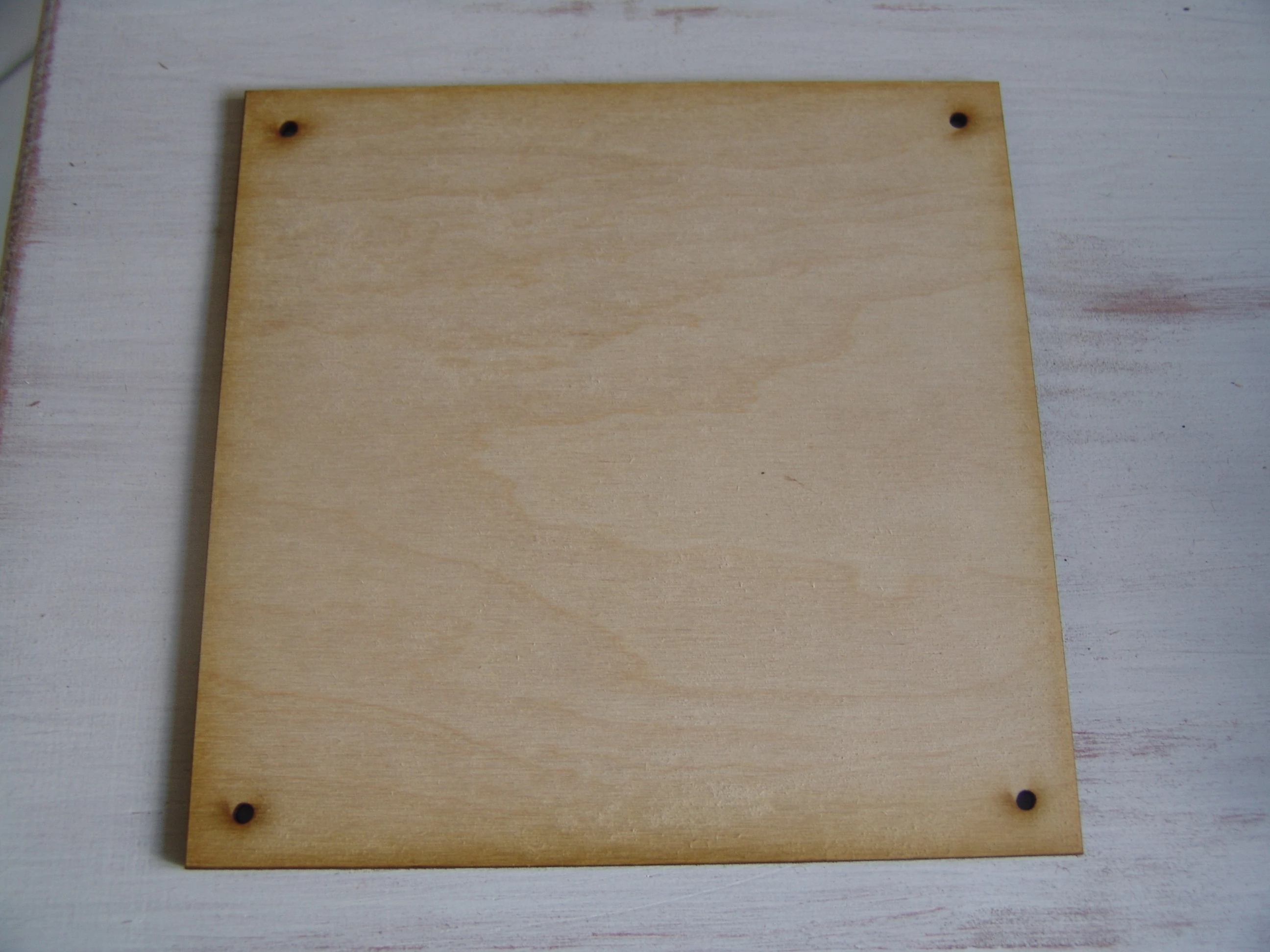 Natúr fa - Szalvéta méretű lap 16x16cm