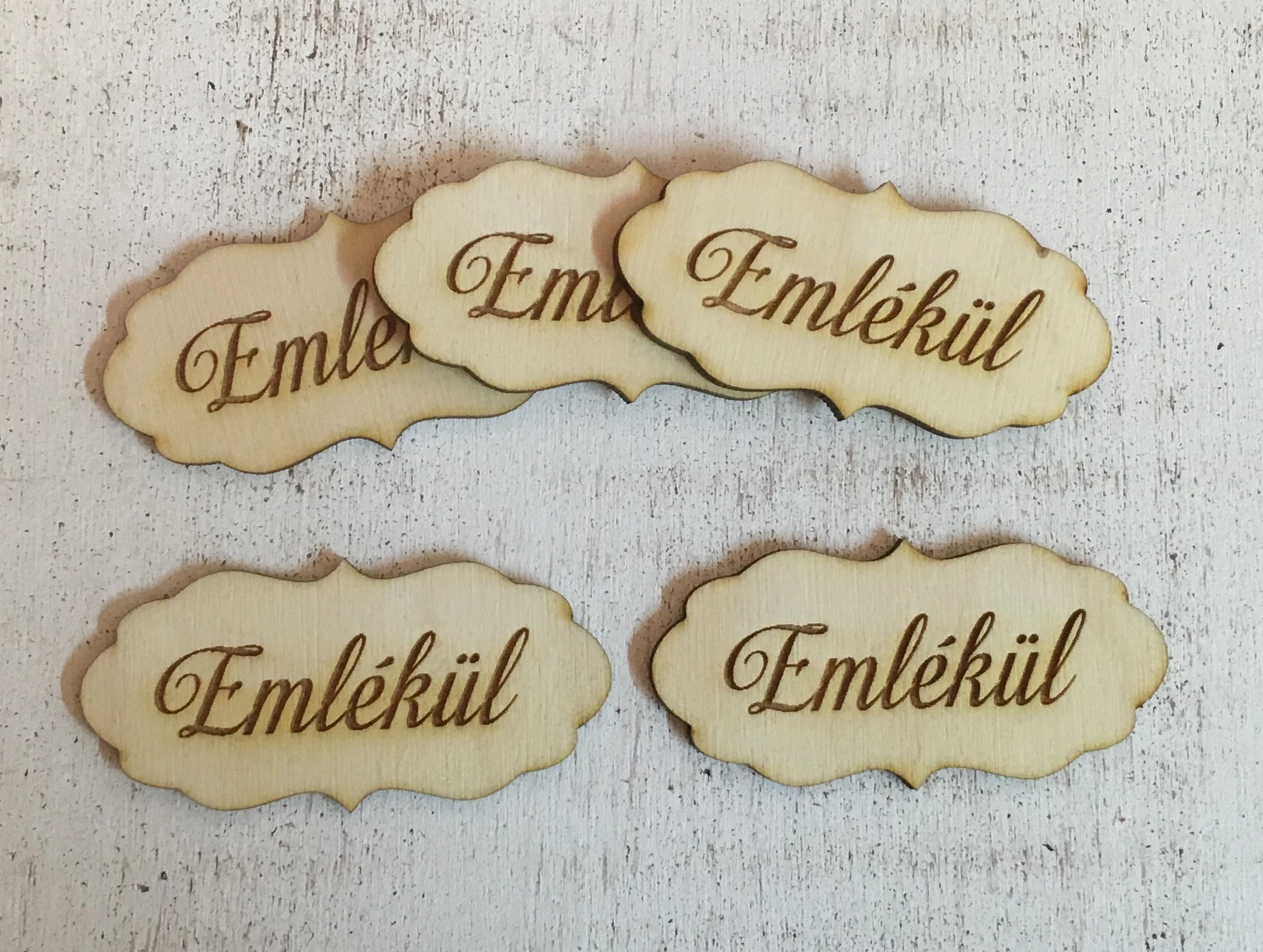 Fa Emlékül tábla 5db/csomag